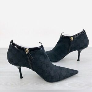 Gucci GG canvas monogram booties